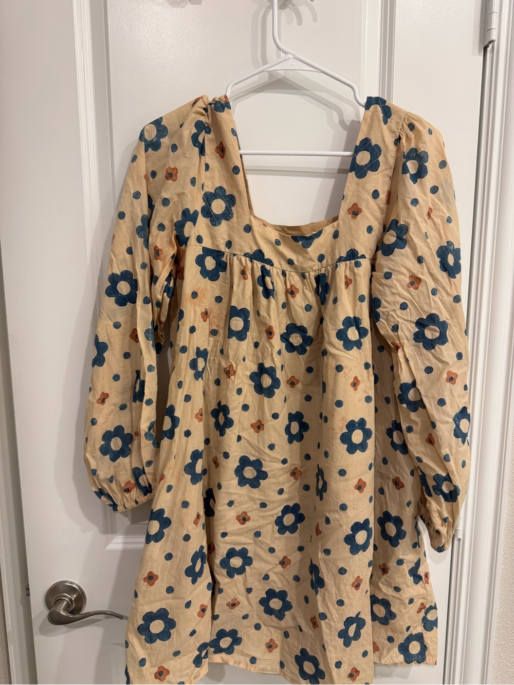 Christy Dawn Sabrina Dress Apple Blossom Block Print